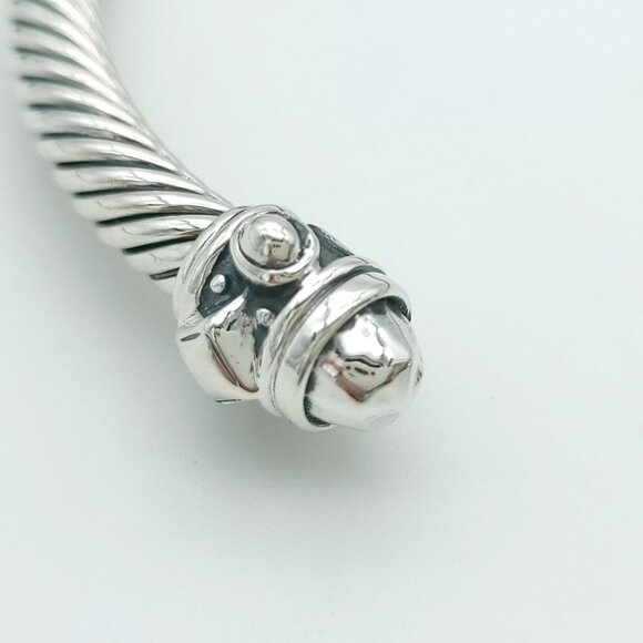 DAVID YURMAN Sterling Silver Classic Cable 5mm Renaissance Bracelet LARGE 7 inch - Picture 5 of 10